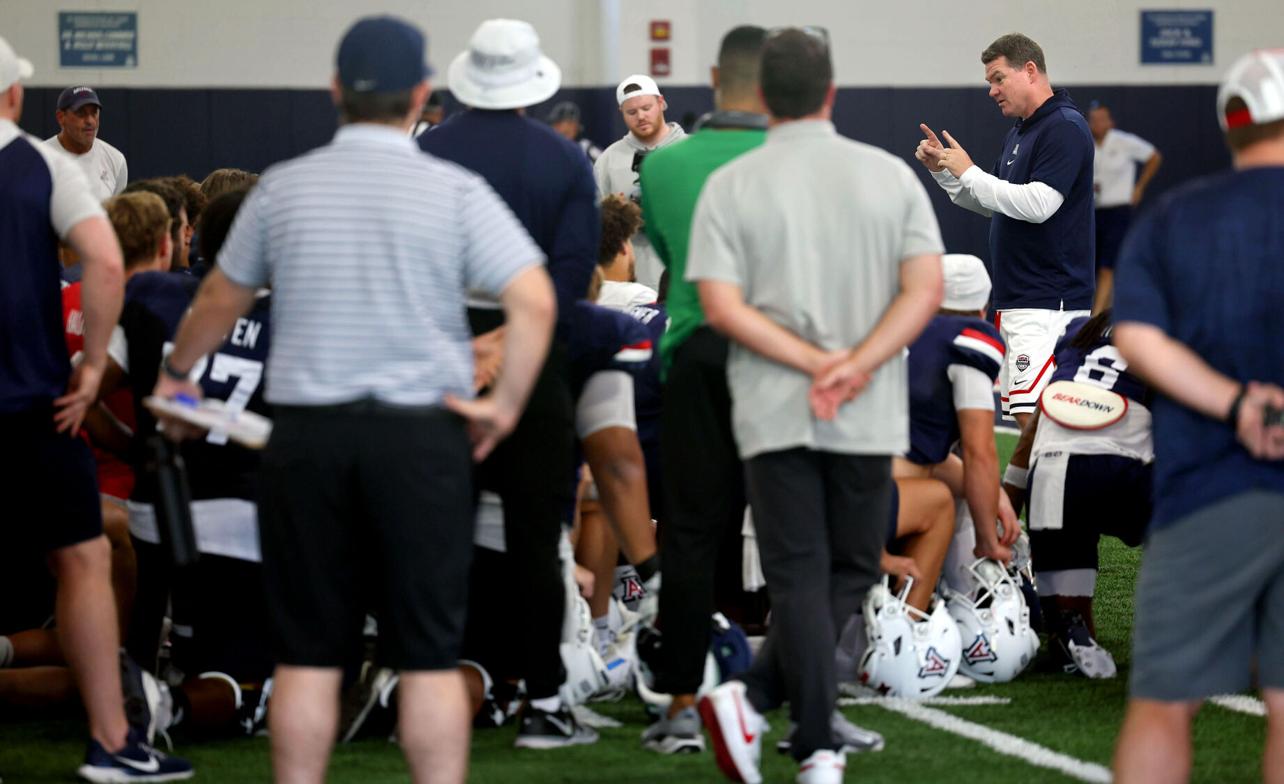Arizona fall football practice